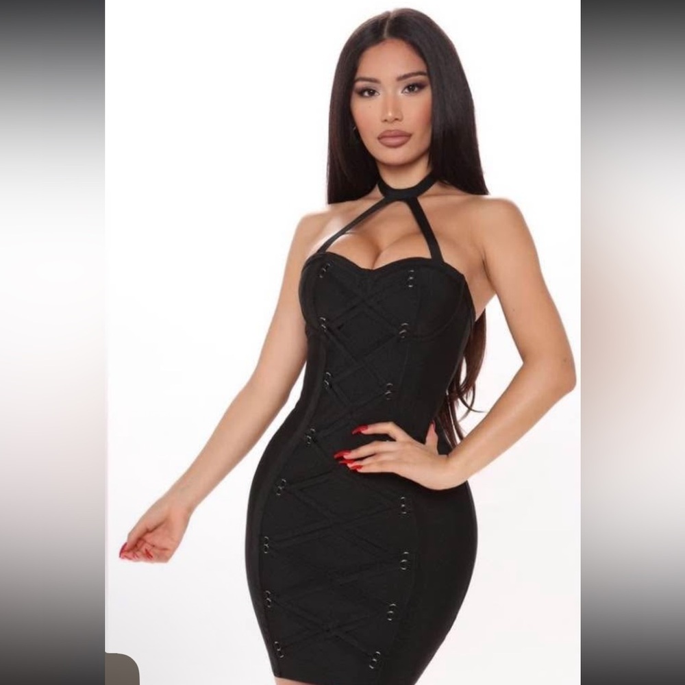 FASHION NOVA | Fine Dime Bandage Dress Sz M